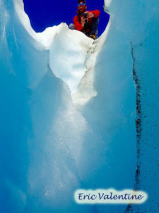 Ant above ice cave